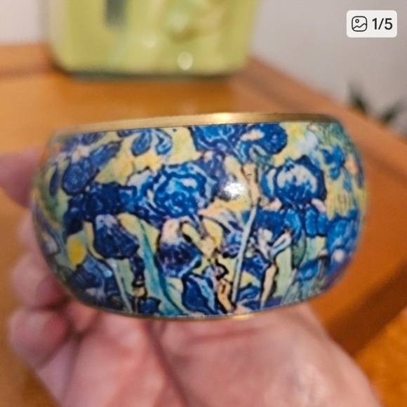 VanGogh Irises Art bangle - Picture 6 of 6